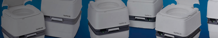 Caravan toilet en toebehoren