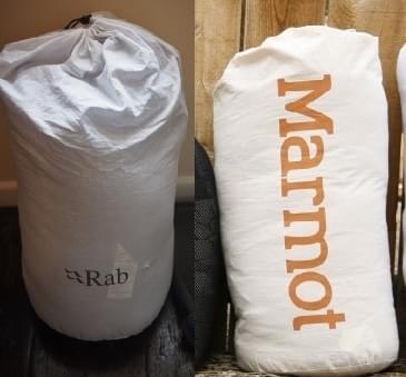 Zeker slaapzak van dons moet je luchtig bewaren voor een betere werking en een langere levensduur