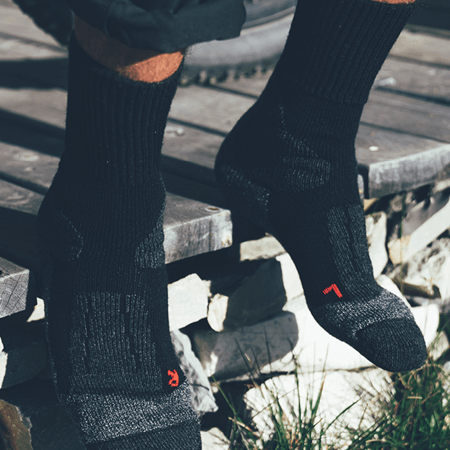 Verschillende wandelsokken