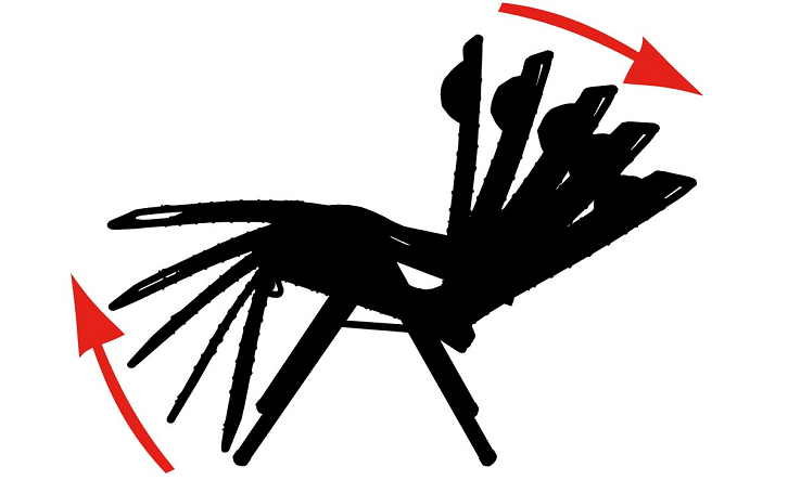 Verstelbare campingstoelen