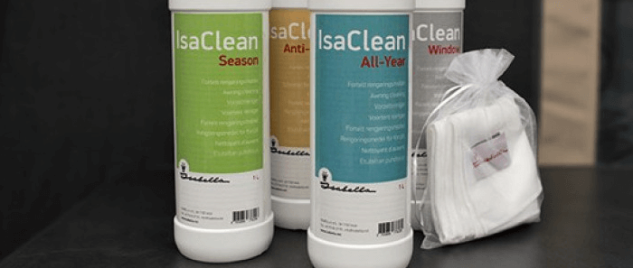 Tentdoek schoonmaken met IsaClean