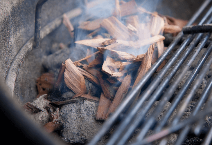 Roken in de barbecue