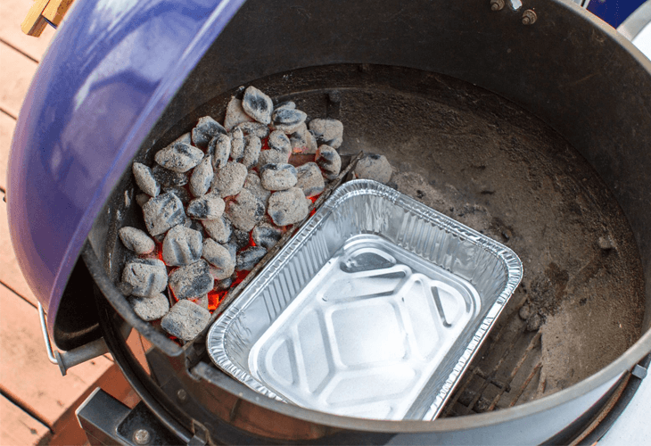 Aluminium bakjes voor in de barbecue