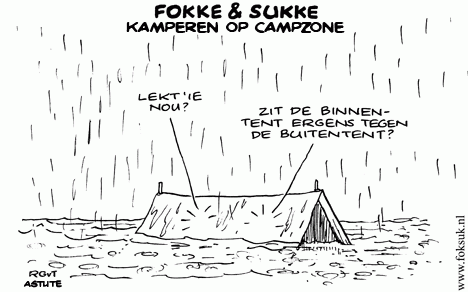 Waterkolom tent