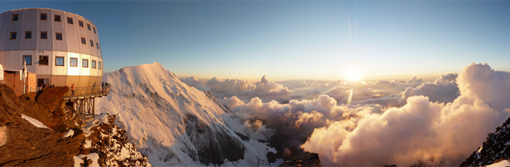 Het beklimmen van de Mont Blanc