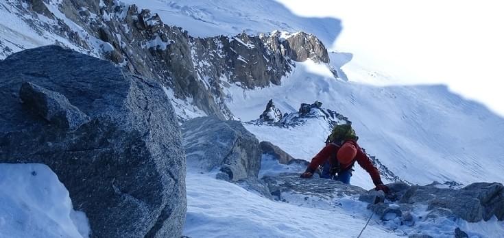 Jeroen Vels beklimt Les Courtes| 