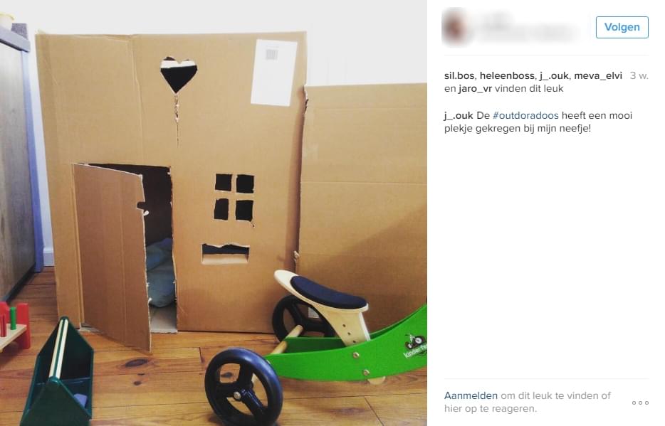 Onze keuze voor hergebruikte verzenddozen