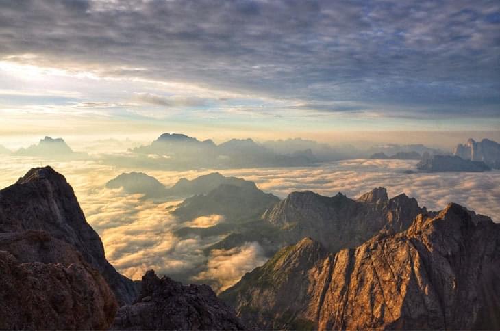 Klettersteig op de Marmolade!