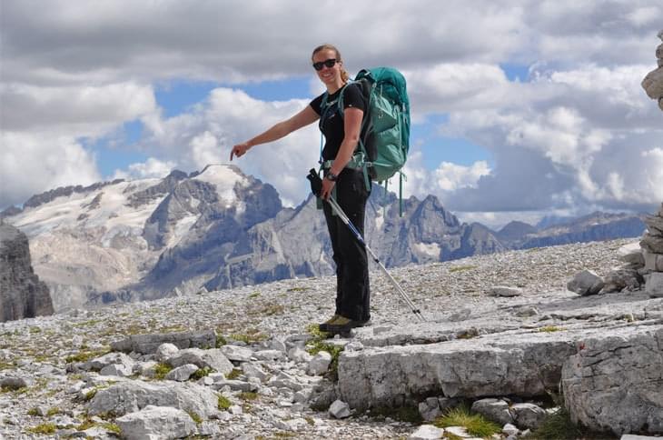Klettersteig op de Marmolade!