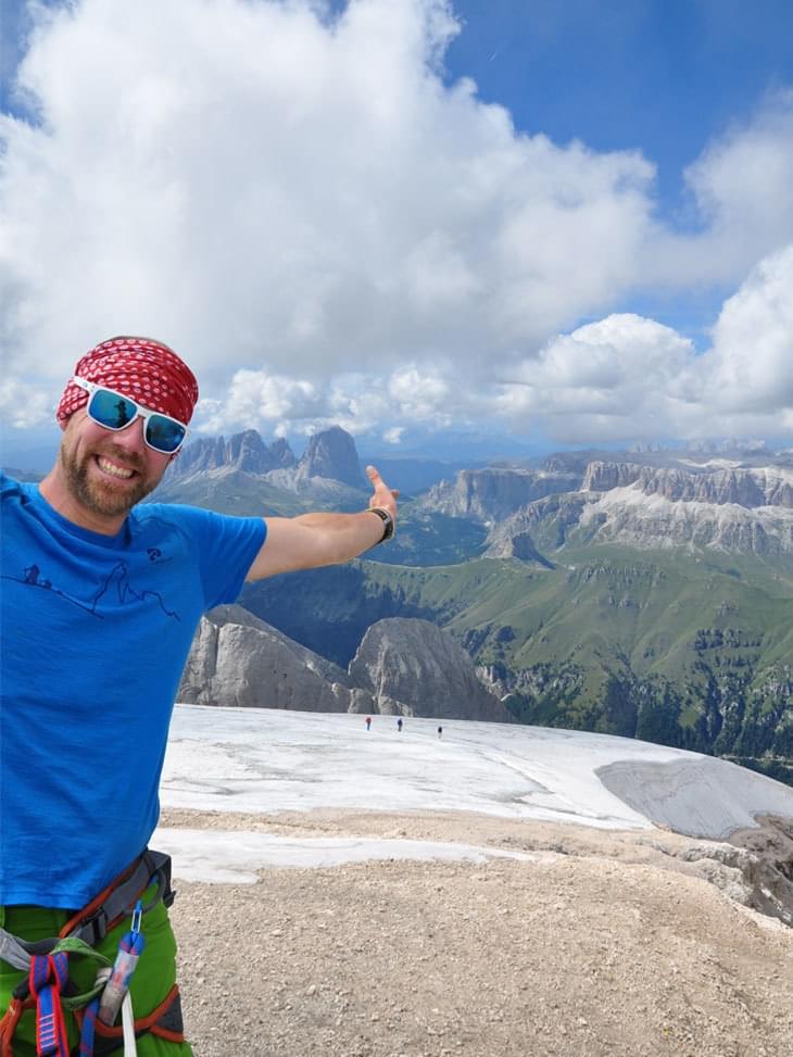 Klettersteig op de Marmolade!