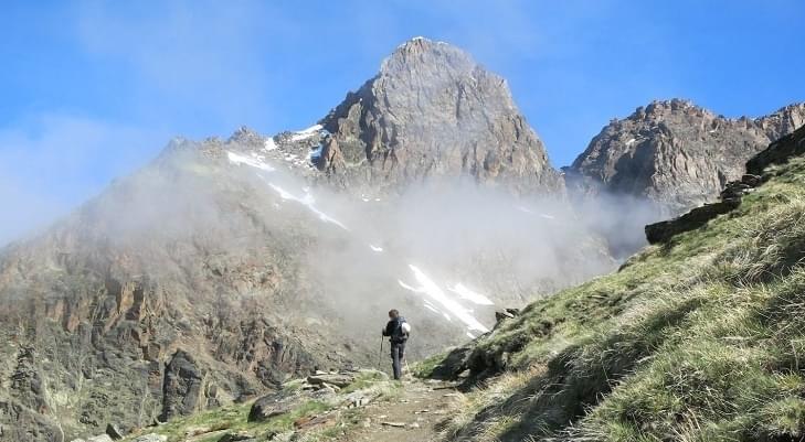 Beklimming van de J&auml;gihorn in Zwitserland