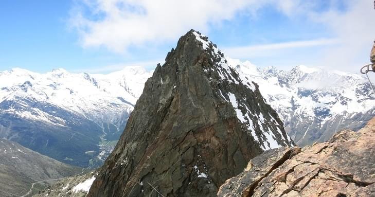 Beklimming van de J&auml;gihorn in Zwitserland