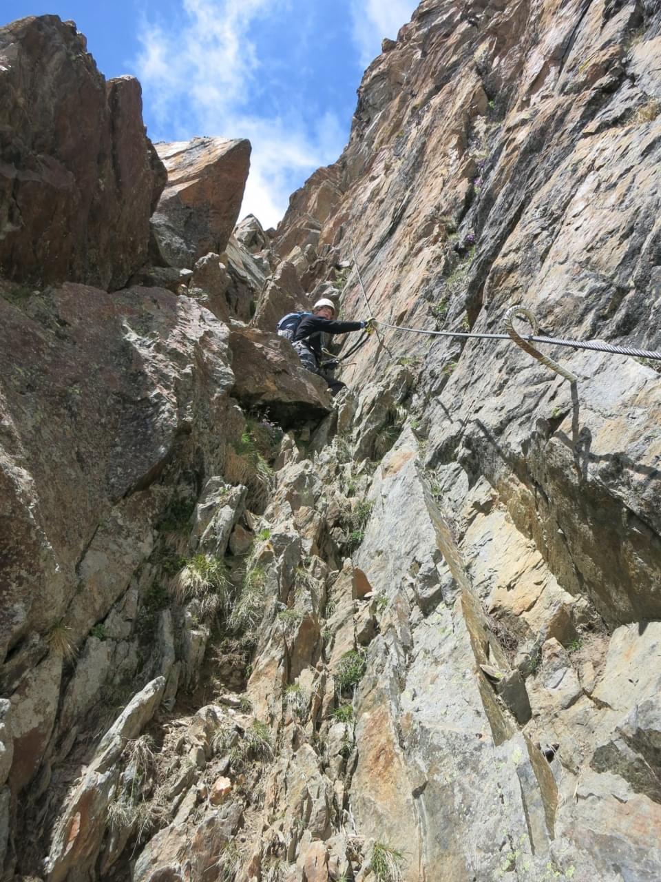 Beklimming van de J&auml;gihorn in Zwitserland