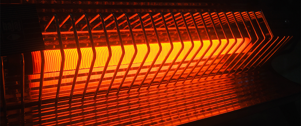 Camping kachel, warm op de camping