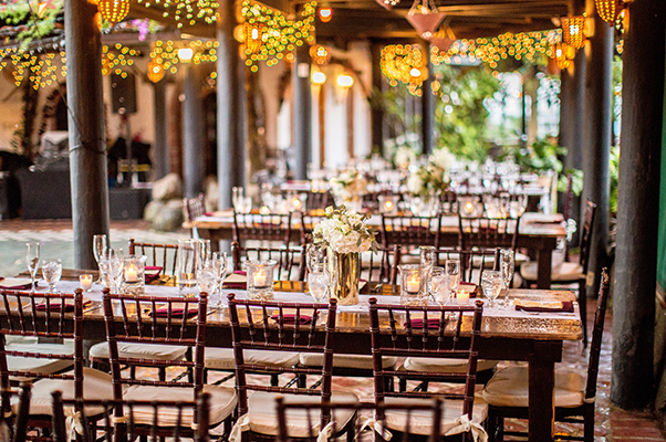 Kerstdiner in de buitenlucht