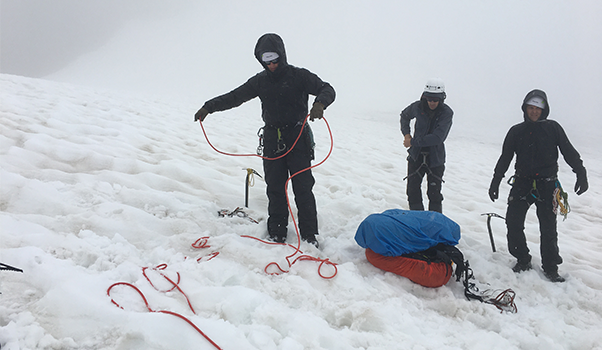 De hoge toppen beklimmen!