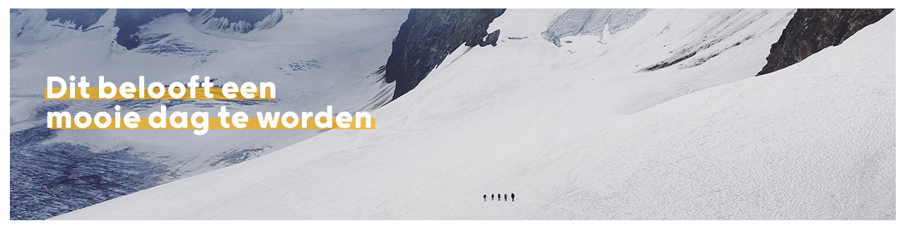 De hoge toppen beklimmen!