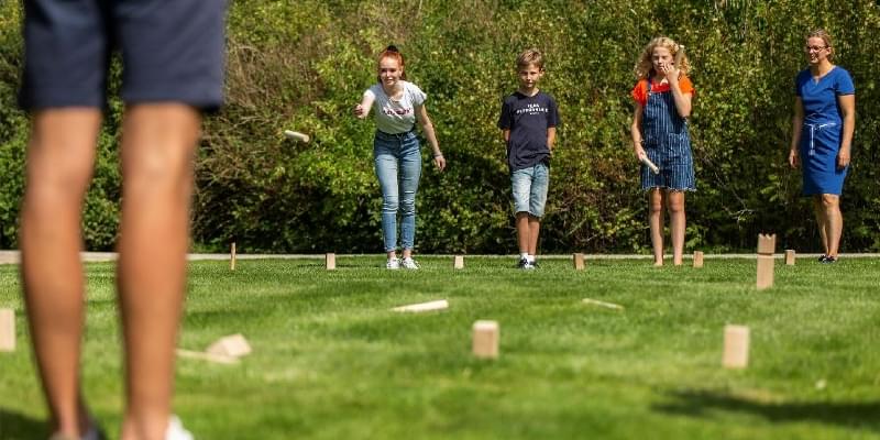 Vermaak voor de kids op de camping